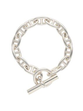 Hermes Chaine D'ancre GM Silver Bracelet